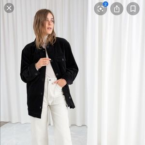 &Other Stories Oversized Corduroy Jacket